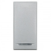 Axolute Клавиши без символов - 1 функция, 1 модуль, цвет алюминий