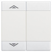 LL Клавиша UP DOWN 2 модуля, цвет белый