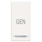 Axolute Клавиши с символами для системы автоматизации для 1 функции - 1 модуль, GEN, цвет белый