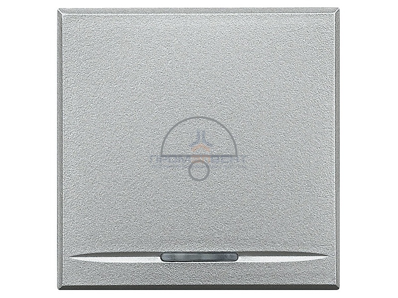 Axolute Клавиши с символами для системы автоматизации для 1 функции - 2 модуля, Колокольчик, цвет ал