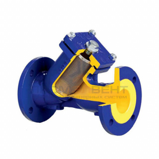 Фильтр грубой очистки Zetkama 821A - Ду20 (ф/ф, PN16, Tmax 300°C, сетка 1000 мкм)