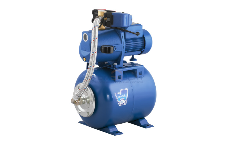 Насосная станция Aquario AUTO AJC-60C-H - 0,55 кВт (18 л, однофазный, Hmax 38 м, Qmax 40 л/мин)