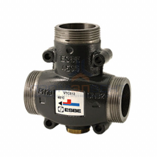 Клапан термостатический смесительный ESBE VTC512 - 1"1/2 (НР, PN10, Tmax 110°C, настройка 53°C)