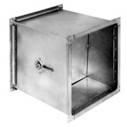 ZSSK-R 300х300 ZILON воздушный клапан с ручной регулировкой для прямоугольного воздуховода