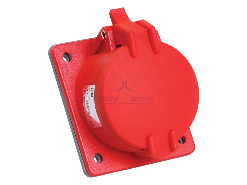 Розетка встраиваемая ССИ-424 32А-6ч/380-415В 3Р+PЕ IP44 MAGNUM ИЭК