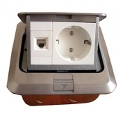 LUK/1.5AL Люк в пол Экопласт на 1,5 механизма (45х45мм), сталь