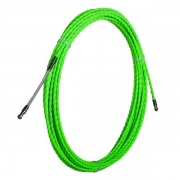 Протяжка кабельная из плетеного полиэстера Fortisflex PET d4mm L30m зеленый