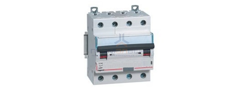 Дифавтомат Legrand DX3 АВДТ 4П C16А 300MA тип A 4 модуля