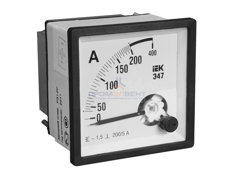 Амперметр Э47 400/5А кл. точн. 1,5 72х72мм