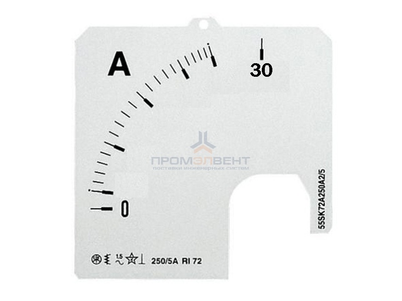 Шкала для амперметра ABB SCL 1/30 A1